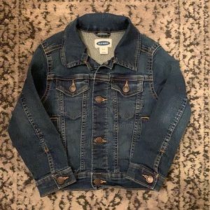 Girls denim jacket size 5 xs